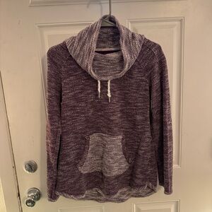 Calvin Klein Marled Cowl Neck Hoodie Sweater
